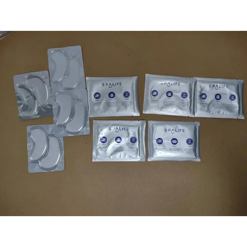 NEW Spalife Rejuvenating Eye &  Lip Depuff Patches Mask Hydrating, Total Of 9pc